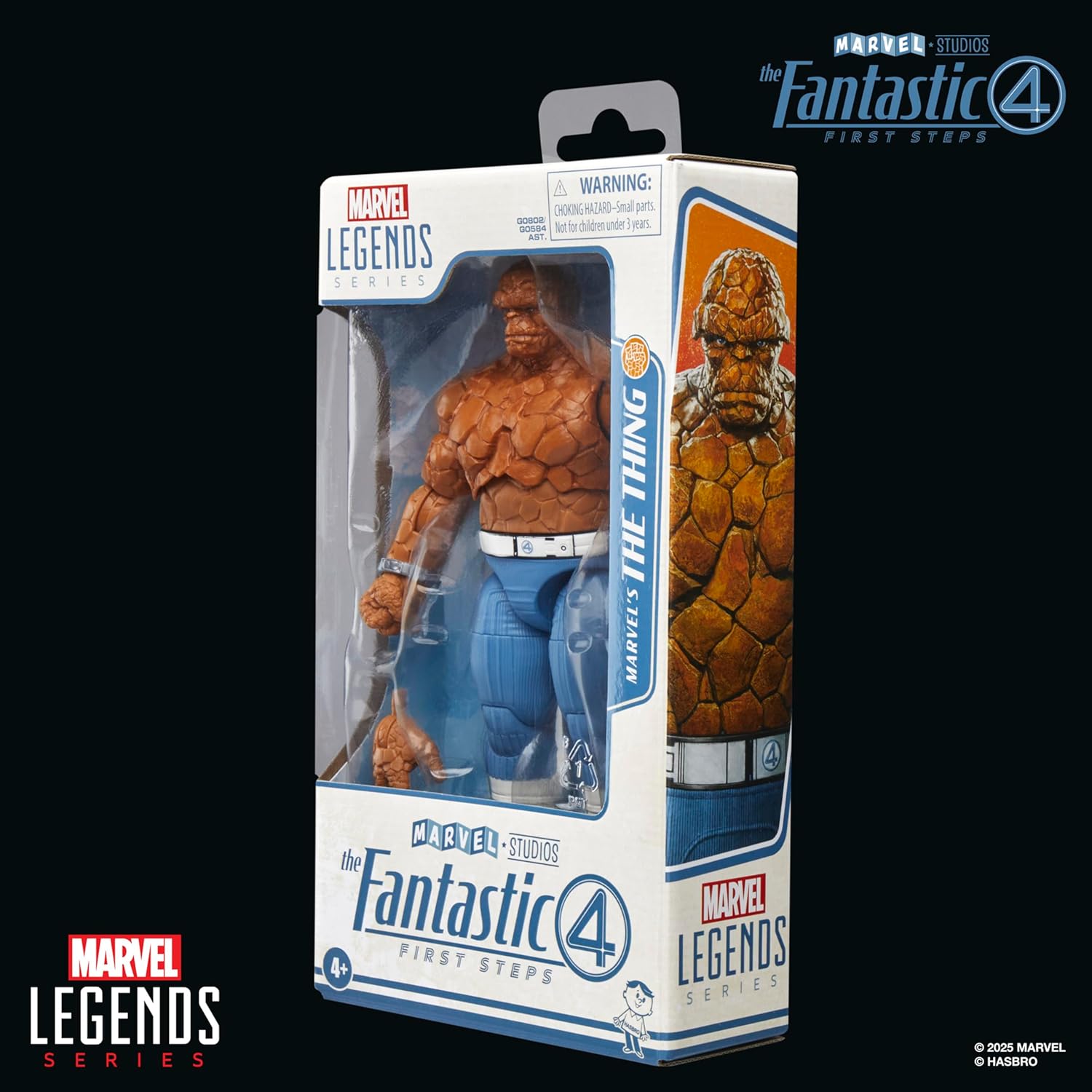 Marvel Legends Series The Thing, The Fantastic Four: First Steps Ben Grimm Movie Collectible 6 Inch Action Figure Toy