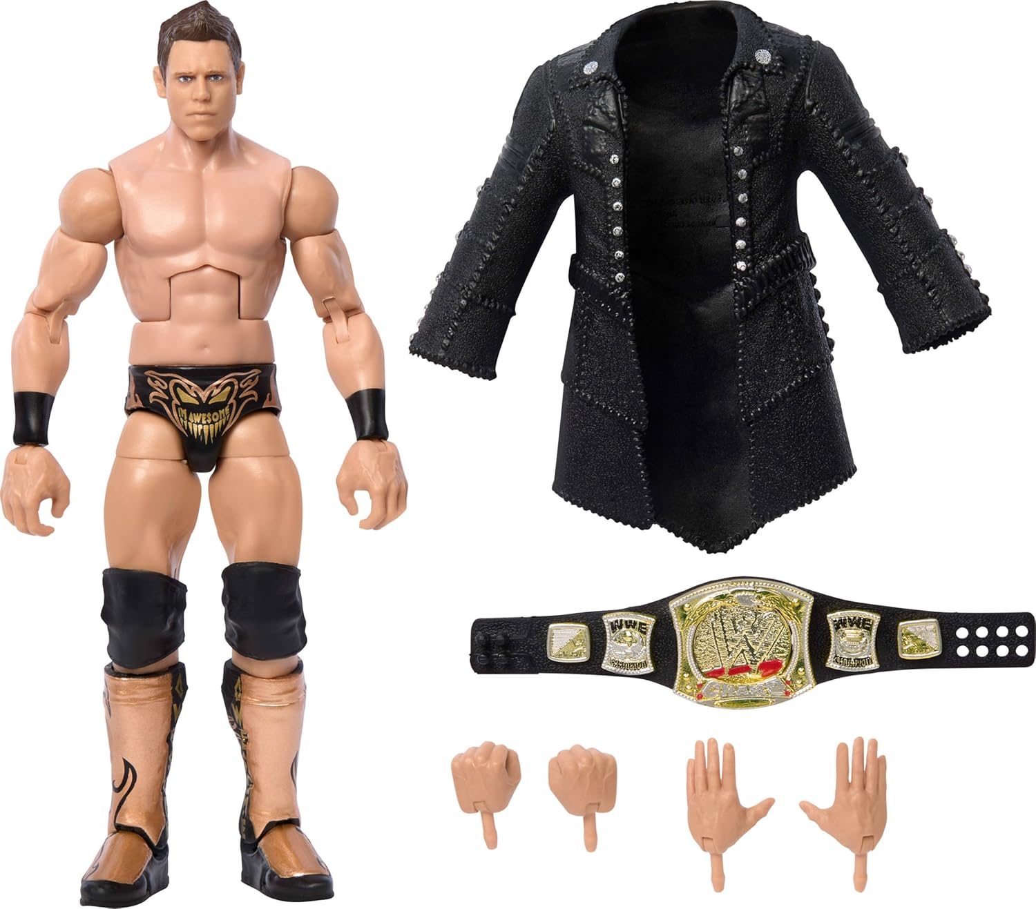 Mattel WWE Elite Action Figure & Accessories, Greatest Hits 2025, 6-inch Collectible The Miz with 25 Articulation Points & Swappable Hands